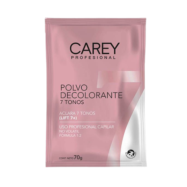 Carey Prof Polvo Decol 7 Tonos 70g