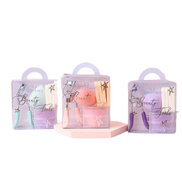 Rubyface Arqueador+Esponjas *7pzas Ins055