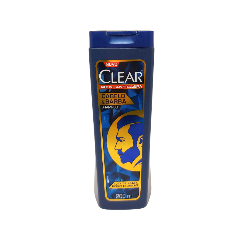 Clear Sh Men Cab/Barba 200ml