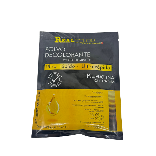 Real Polvo Decol Keratina 70g