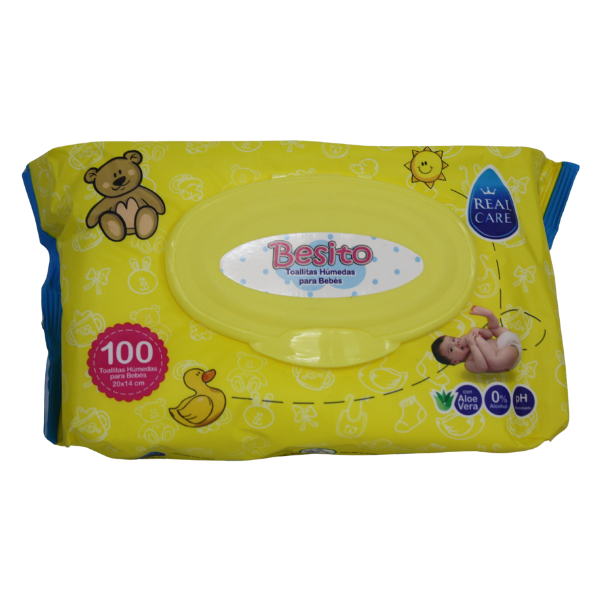 Real Toallitas Humedas Besito 100u