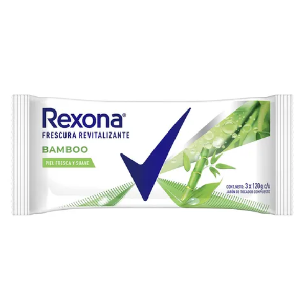 Rexona Pack Jabon Bamboo 3x120g