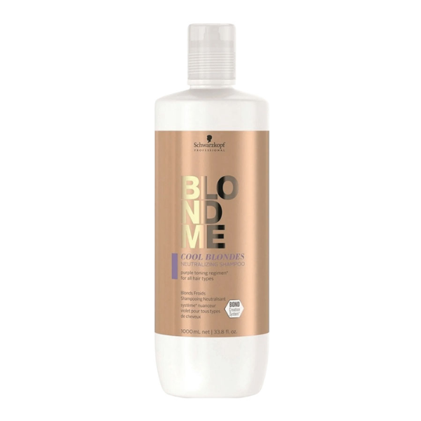 Mataz Sh Blondme Sh Cool Blondes Matiz 1000ml - SCHWARZKOPF - MegaCosméticos